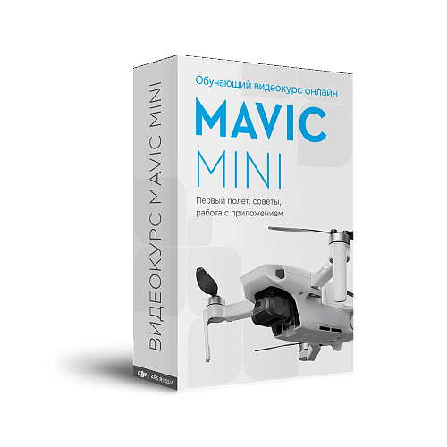 Видеокурс DJI Mavic Mini (онлайн). Первый полет, советы, работа с приложением  
