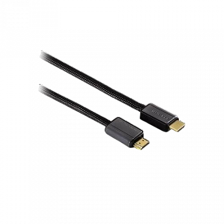Кабель HDMI 1.4 (m-m), 1.5 м, позолоченные контакты, черный, Hama