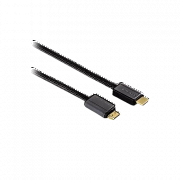 Кабель HDMI 1.4 (m-m), 1.5 м, позолоченные контакты, черный, Hama