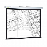 Экран Cactus 124.5x221см Wallscreen CS-PSW-124x221 16:9 настенно-потолочный рулонный белый
